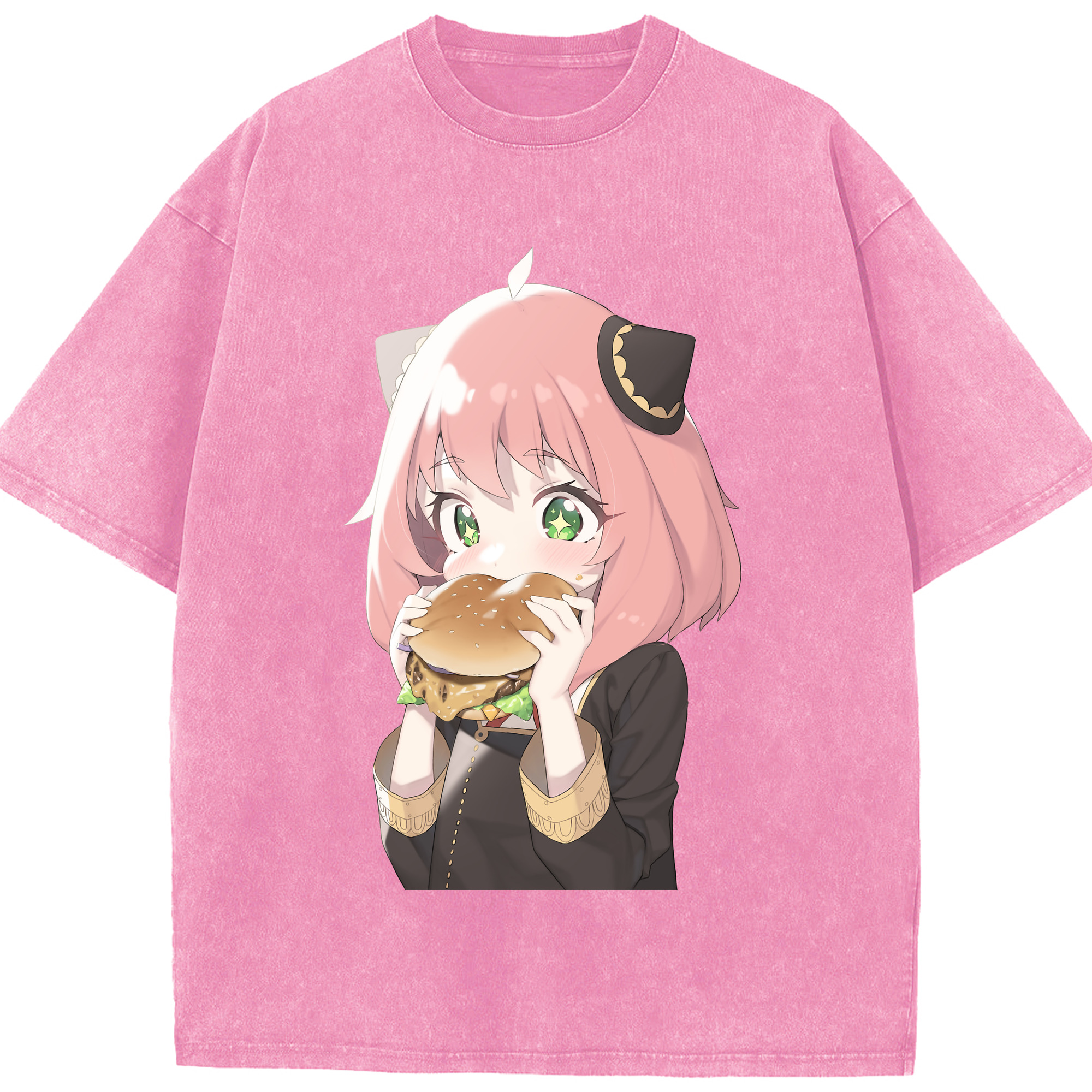 （画像用） SPY×FAMILY间谍家家酒 綿100% ヴィンテージ風 半袖Tシャツ（フロントプリント）